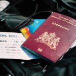 a passport and boarding pass