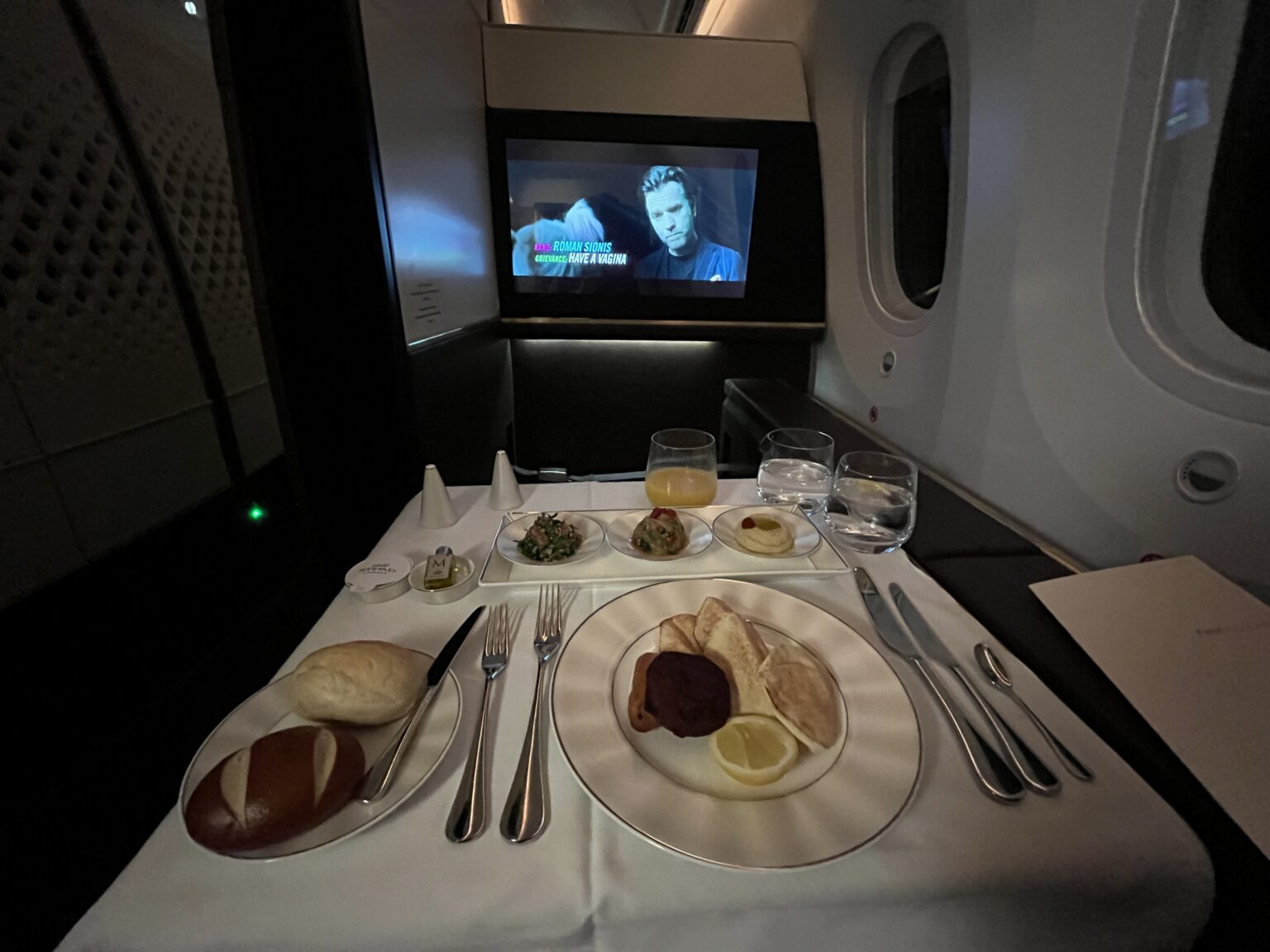 First Time Trying Caviar: Etihad First Class IAD-AUH B787-9 Review